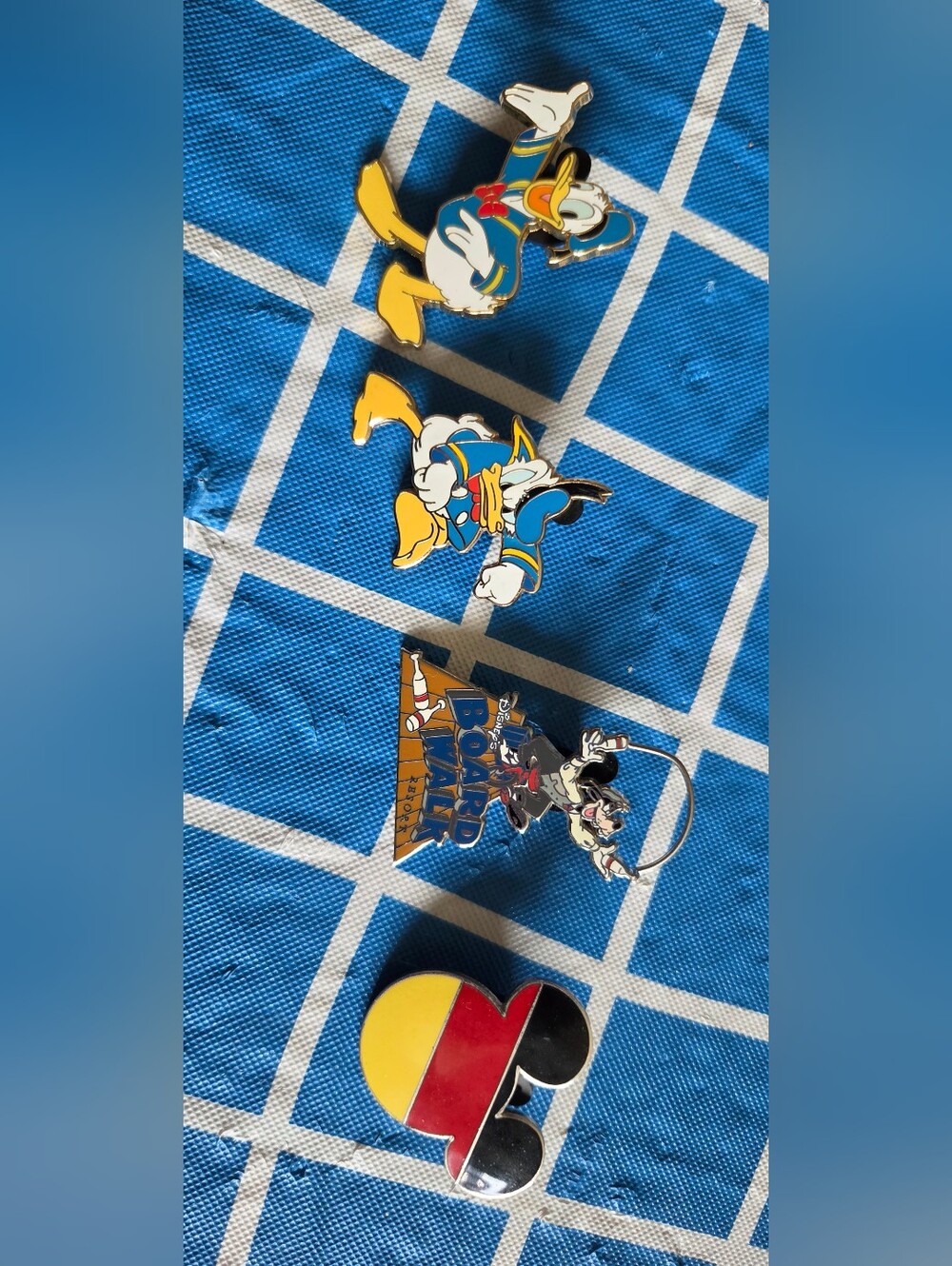 Disney Official Pin Trading 2008 Donald Ducks And Goofy Bowling Pin, 2002 Mickey